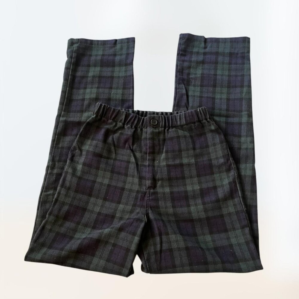 Brandy Melville Flannel Professional Straight Leg Pants Size OS